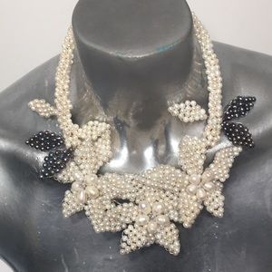 Pearl necklace NEW Bridal or statement necklace